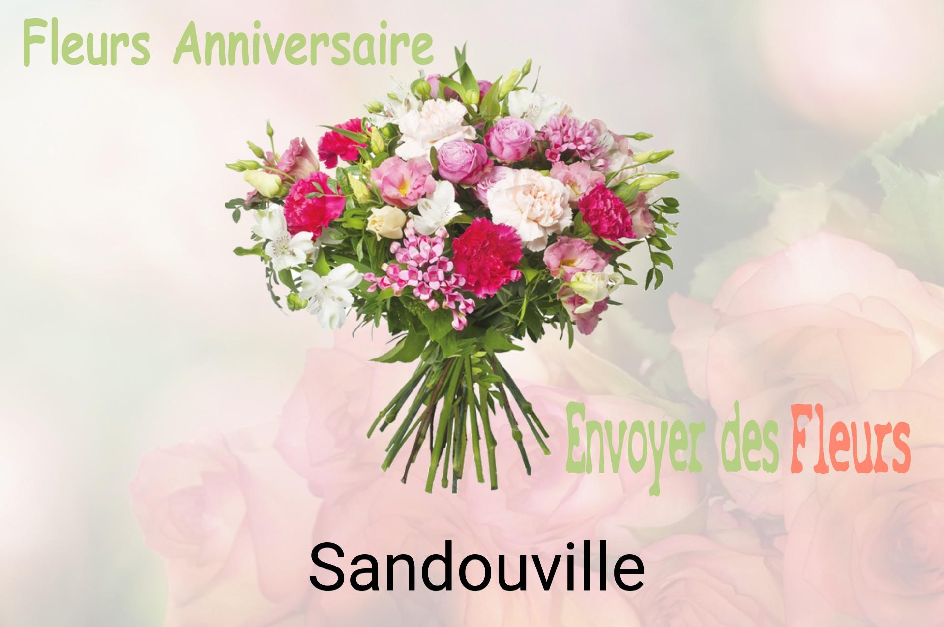 Bouquet de fleurs d’anniversaire livré à Sandouville
